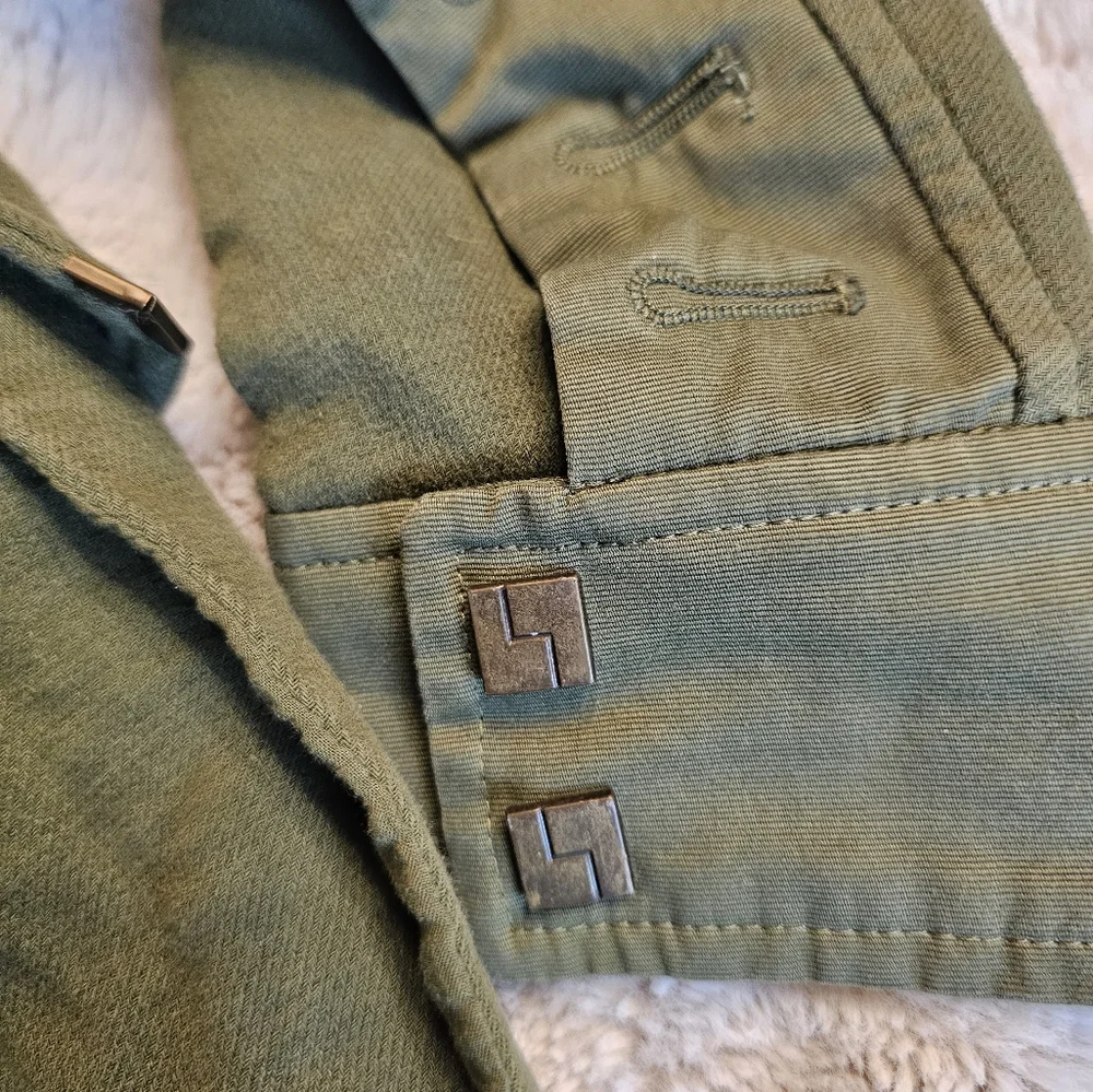 L.a.m.b - Military Style Women's Green Belted Jacket - Picture 5 of 5
